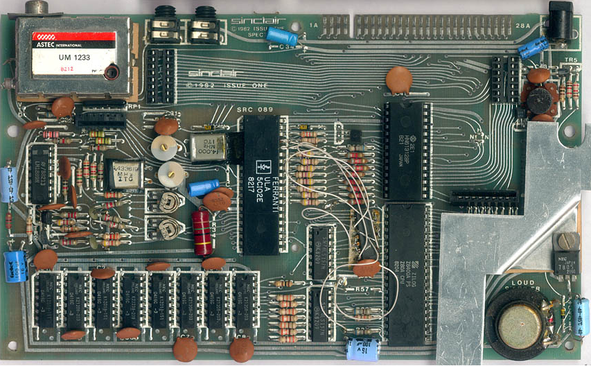Primera Placa Del ZX Spectrum 16k - ISSUE 1 Basic
