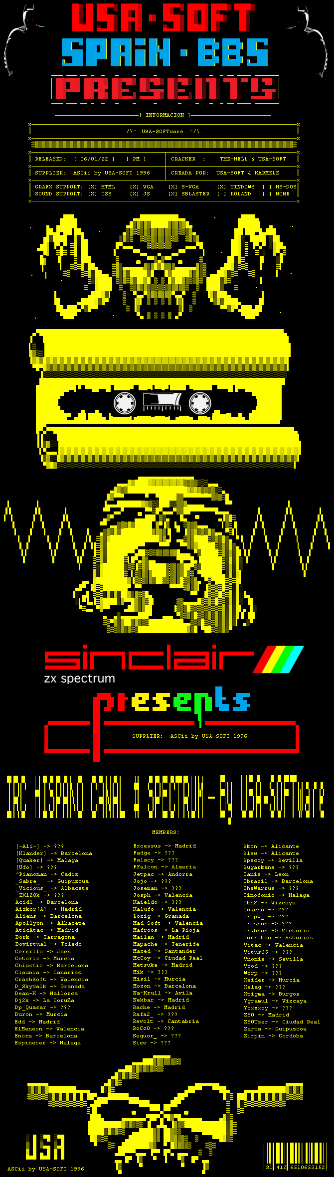Codigo ASCii Del IRC-HISPANO